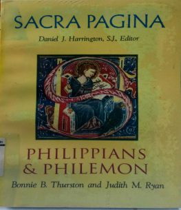 SACRA PAGINA: PHILIPPIANS AND PHILEMON